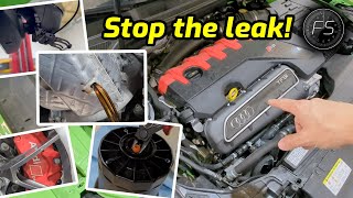 Audi RS3 8Y (22+) Oil change, Custom wheels + Mirror tap radar detector wiring - One Lap Prep How To