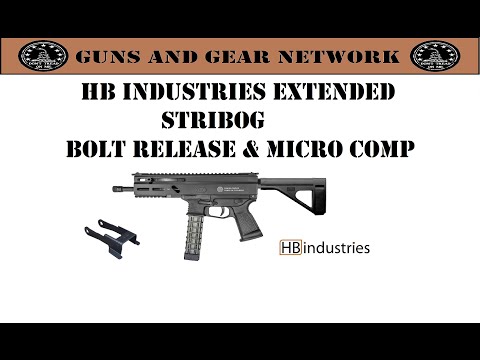 HB Industries Extended Bolt Stop and Micro Comp (Stribog)