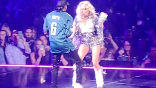 Carrie Underwood and Jimmie Allen in an Eagles Jersey in Philly! - "Denim and Rhinestones"