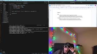 LIVE 🔴 Learning Python Step by Step | Self-taught Beginner | Python Crash Course