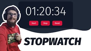 Learn HTML, CSS & JavaScript by coding a Stopwatch | A beginner tutorial