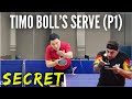 Timo Boll's Forehand Pendulum Serve Secrets and Tutorials (Part 1)