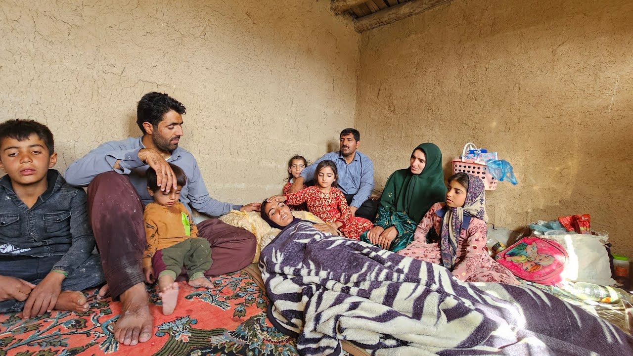 Nomadic family going to visit a family in the mountains - YouTube