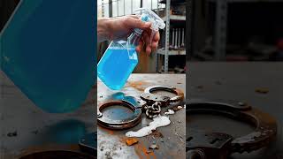 Extreme Rust Cleaning on Vintage Handcuffs