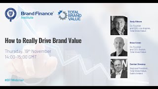 How to Really Drive Brand Value featuring Total Brand Value