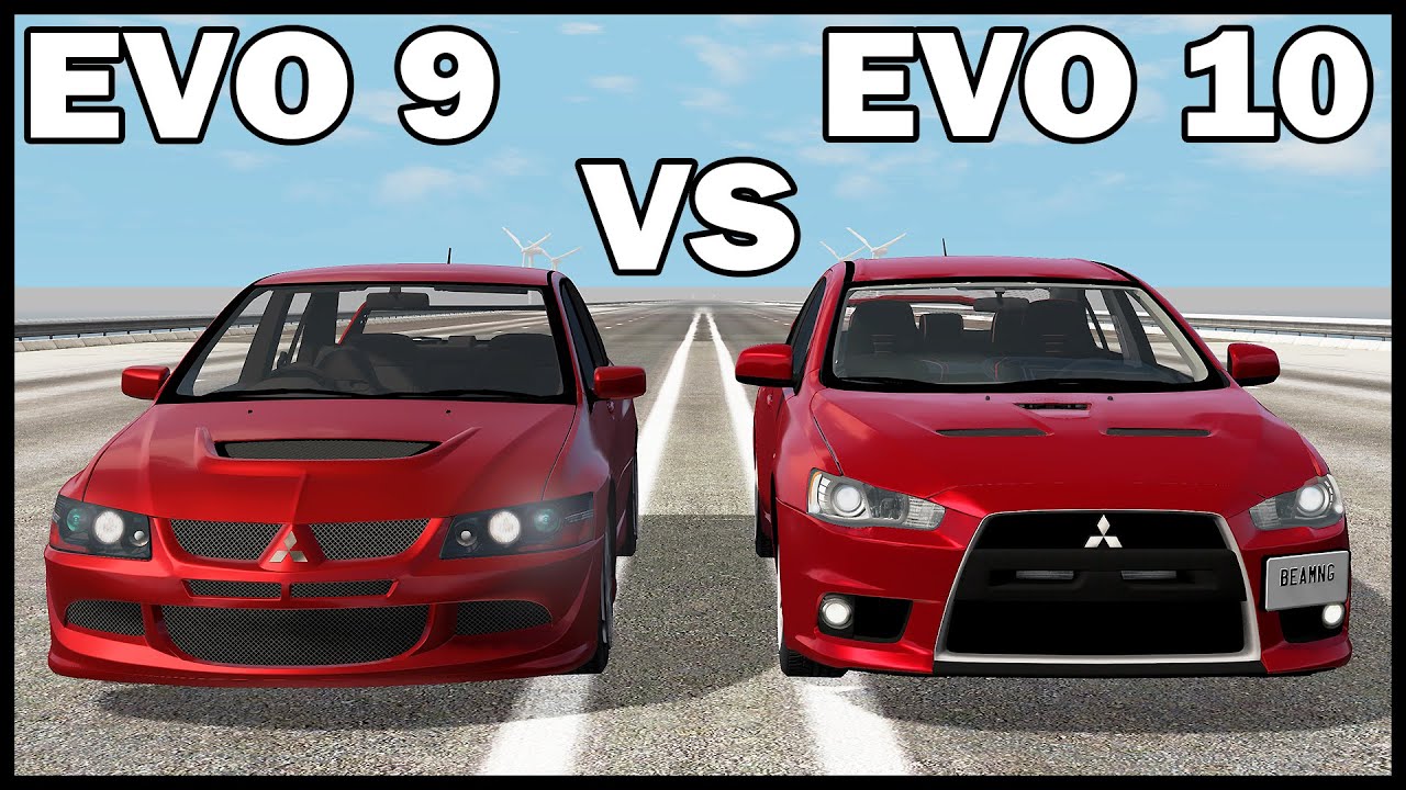Stunning Evo 9 Vs Evo 10 Images