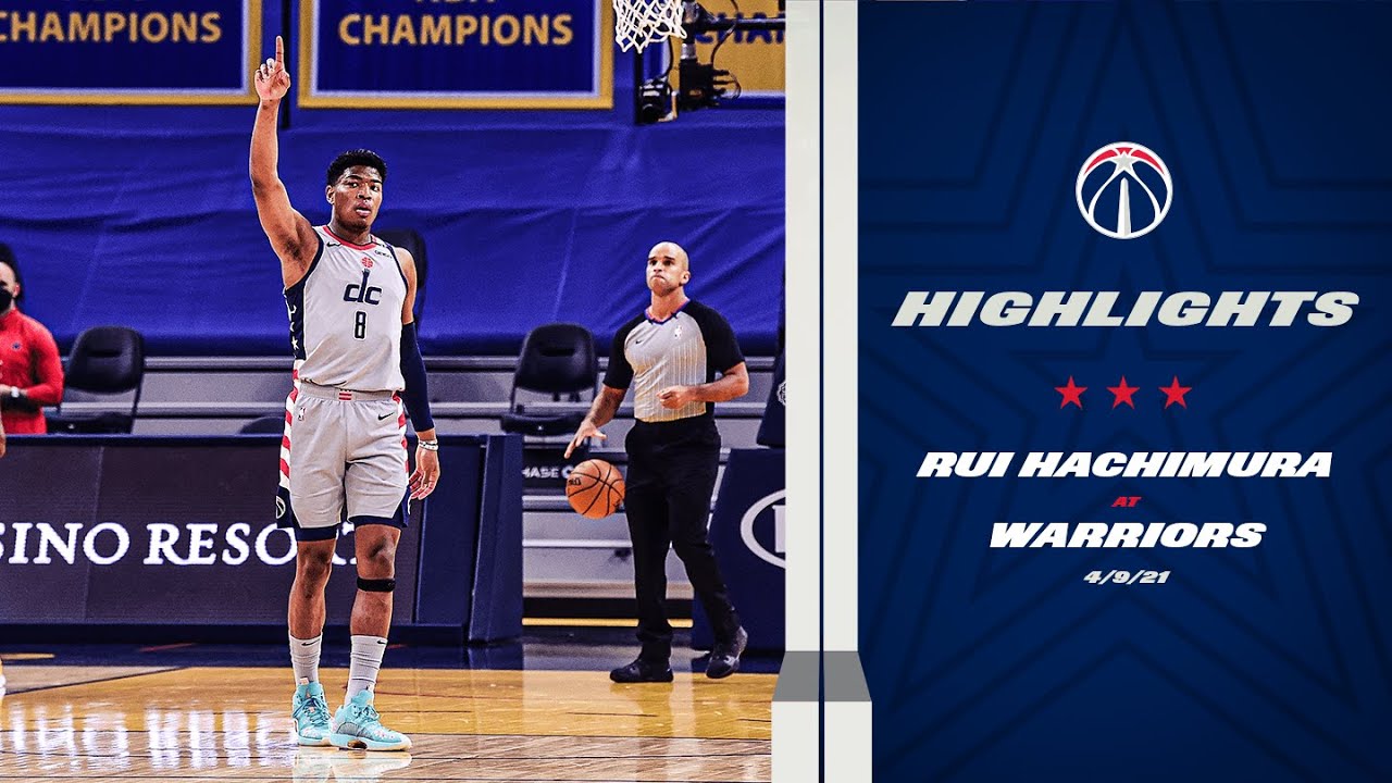 Highlights: Rui Hachimura scores 22 at Warriors - 4/9/21