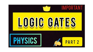 Logic gates #important