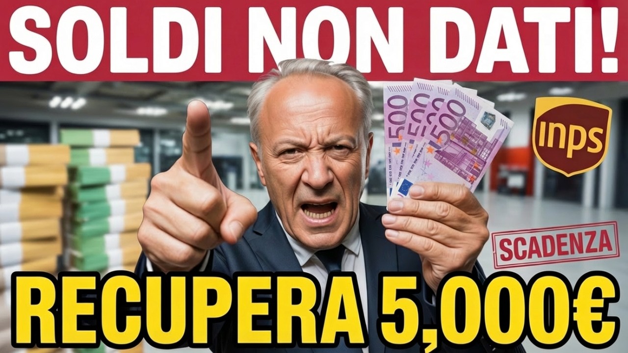 🚨 INPS TI DEVE 5.000€ E NON LO SAI! RECUPERA GLI ARRETRATI ORA (Prima che scadano) 💰