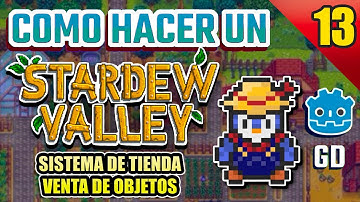 Como hacer un:  Stardew Valley! con Godot 4 GDScript | #13 Sistema de tienda