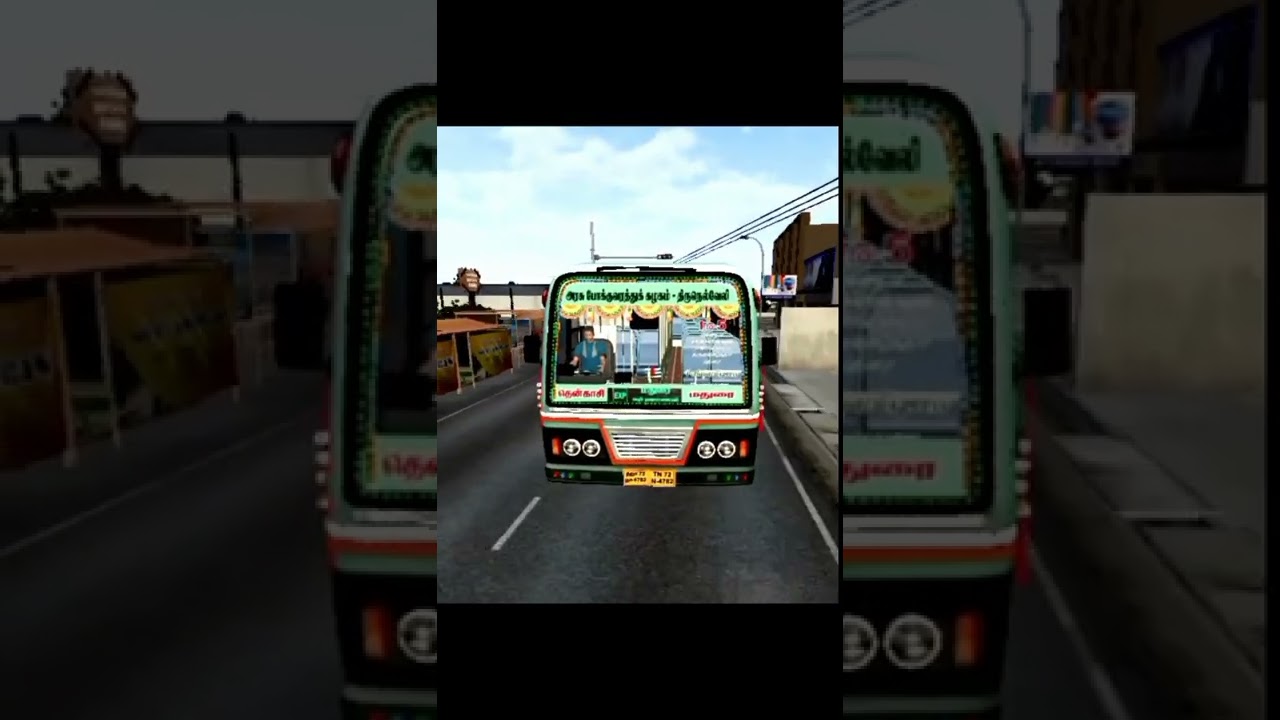 Tamil nadu government bus || bus simulator indonesia tn government bus 