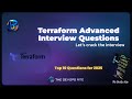 Top 10 Advanced Terraform Interview Questions & Answers | DevOps & Cloud Interview Prep 2025