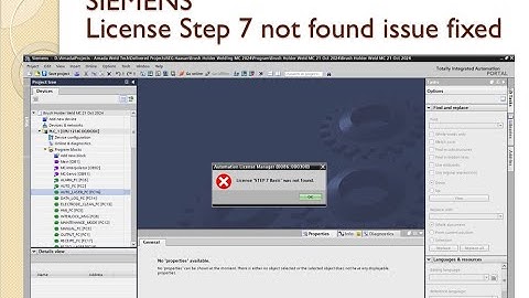 No valid license key found issue fixed | License step 7 Basic not found | EKB Installation | SIEMENS