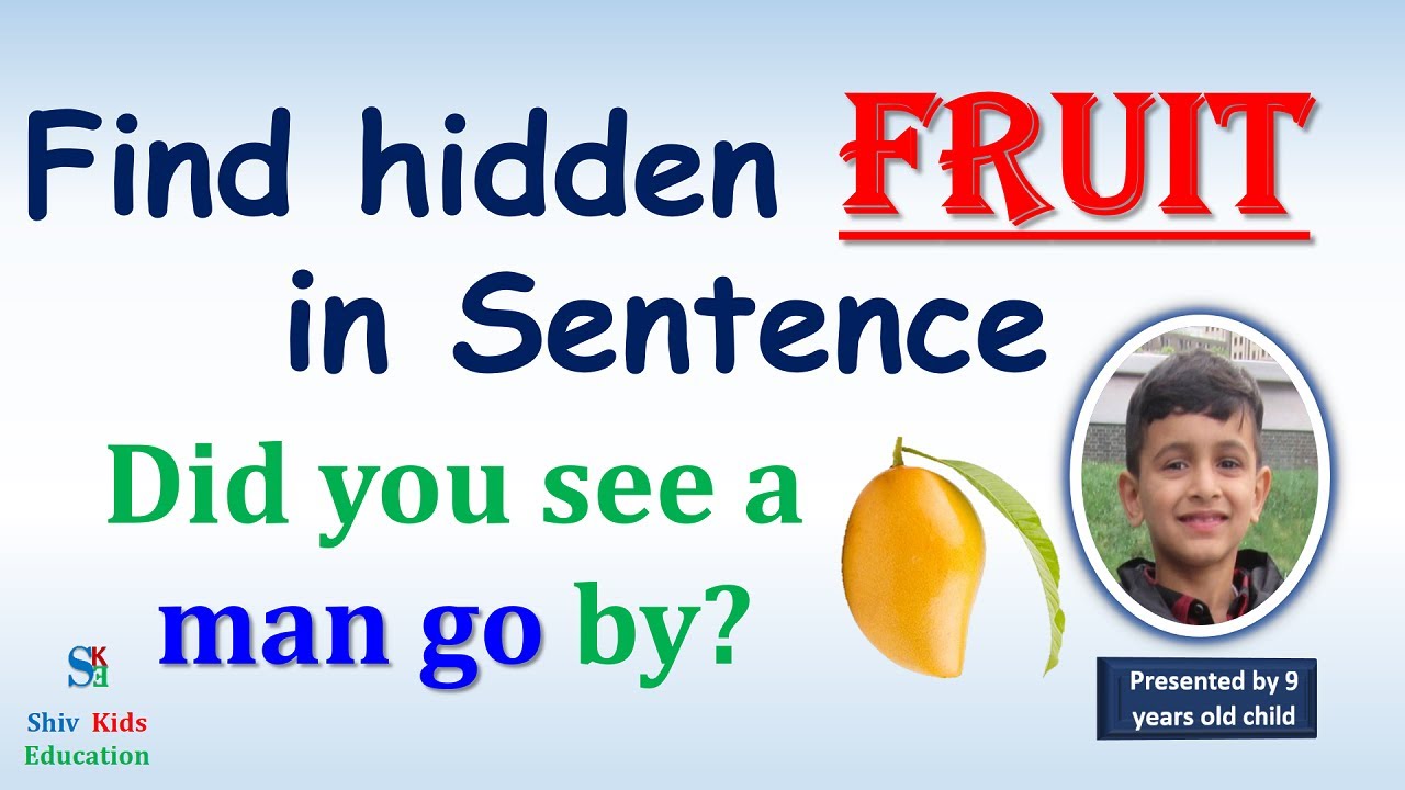 Can You Find Hidden Fruit In Sentence Fruit Puzzle Puzzles For Can You Find Hidden Fruit In Sentence Fruit Puzzle Puzzles For