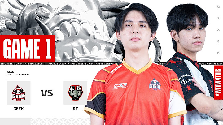 GEEK FAM vs ALTER EGO | Regular Season Week 1 Day 2 | Game 1 | #MPLIDS14