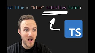 The `satisfies` operator in TypeScript 4.9 is a game changer