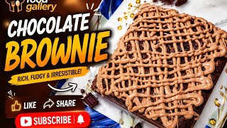Perfect Fudgy Brownies | چاکلیٹ براؤنی کی آسان ریسپی | Soft, Gooey & Delicious Brownies screenshot 3