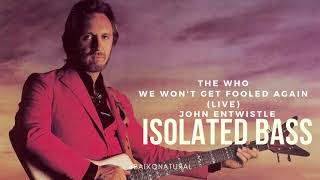 ISOLATED BASS THE WHO WE WON'T GET FOOLED AGAIN JOHN ENTWISTLE