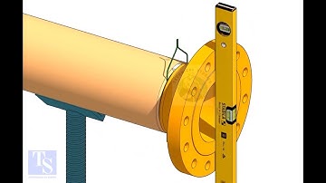 pipe to flange fit up three different methods