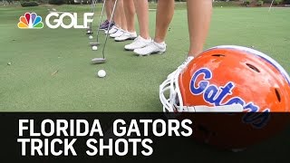 Florida Gators Golf Trick Shots | Golf Channel