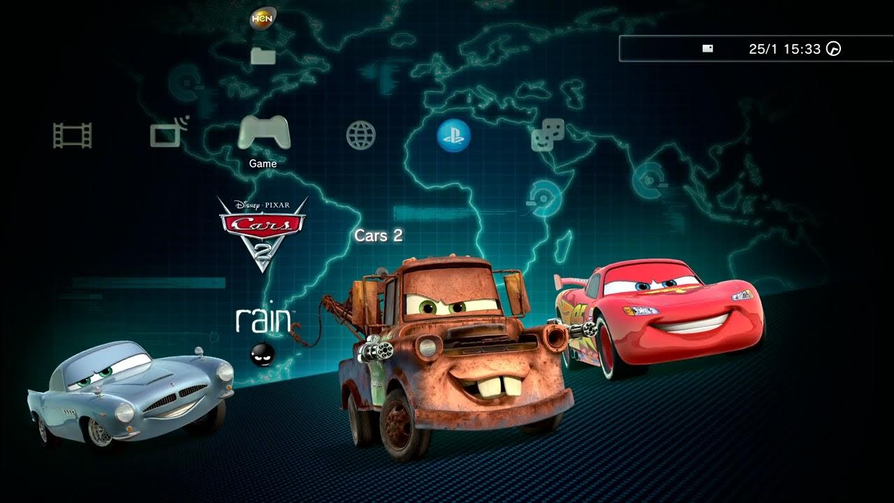 Disney Pixar Cars 2 - The Videogame (PS3) - XMB Menu Theme Music - High ...