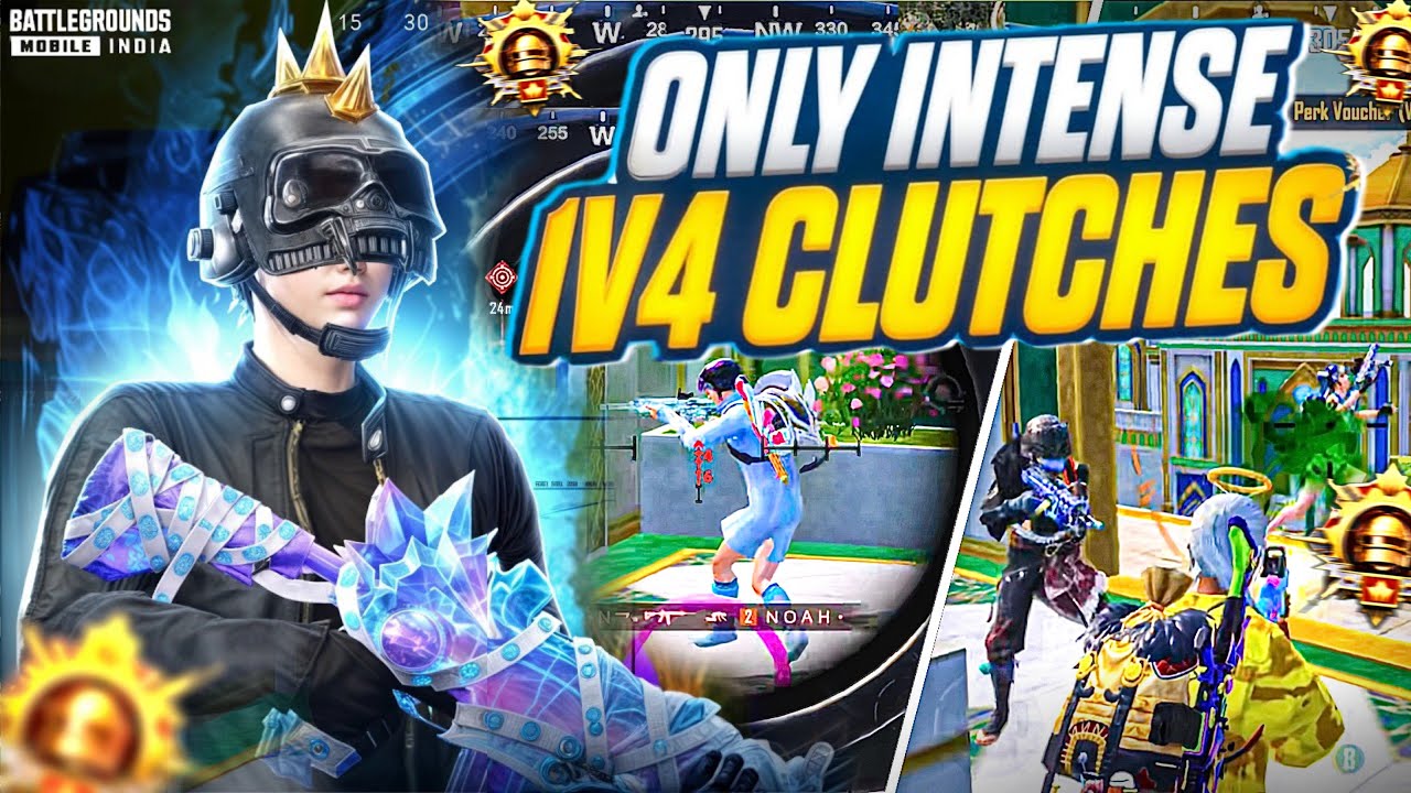 Only INTENSE 1v4 CLUTCHES in CONQUEROR Lobby🔥 IPHONE 16 PRO MAX ULTRA ...