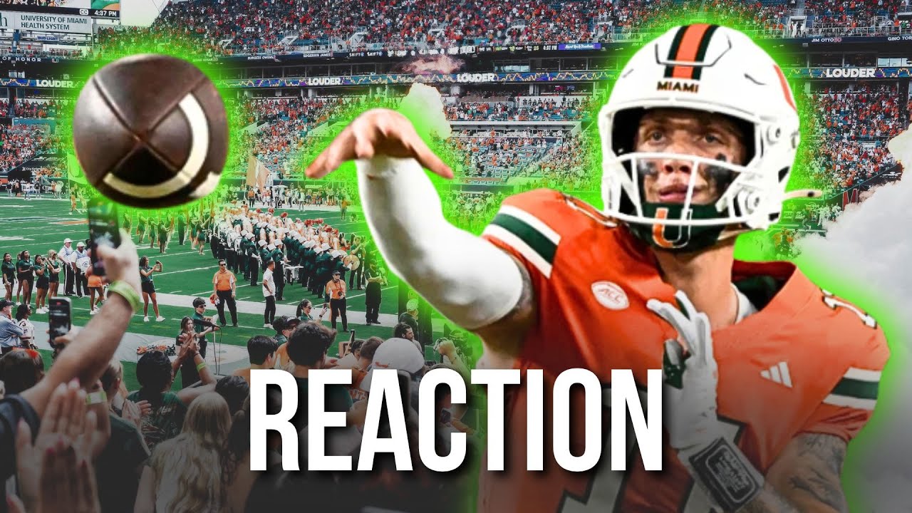 USF-Miami REACTION: Are Carson Beck and the Canes #1 in College Football?