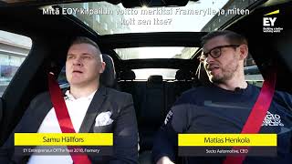 EY Entrepreneur Of The Year – Samu Hällforsin kokemukset kilpailusta