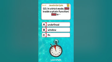 JavaScript Quiz 4 - Can you get 5/5?  #quiz #quizchallenge #javascript
