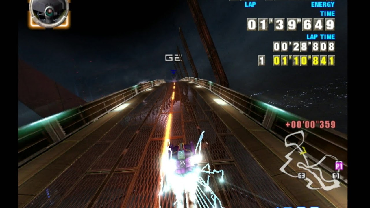 F-Zero GX 4K 60 fps Time Attack: Lightning Thunder Road (2