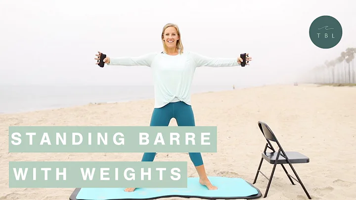 Standing Barre Workout with Weights