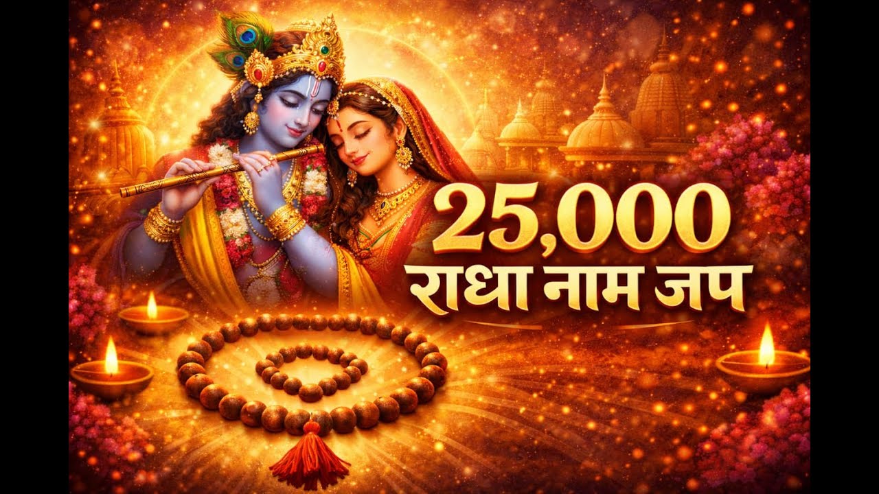 LIVE 🔴 1 घंटे राधा नाम जप 📿 | शांति और भक्ति #viral #premanandjimaharaj #radheradhenaam #fypシ゚viral