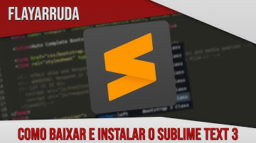 Como baixar e instalar o Sublime Text 3