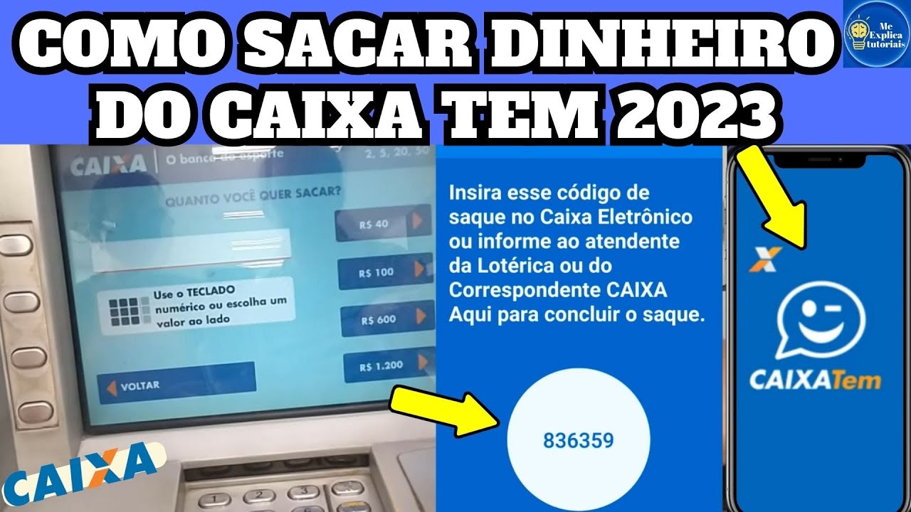 COMO SACAR DINHEIRO DO CAIXA TEM - YouTube