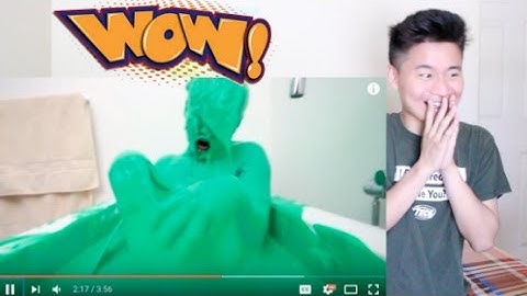 Slime Bath Challenge Reaction!