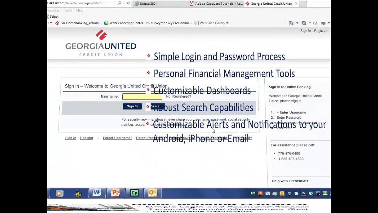 United Online Banking Registration Demo YouTube
