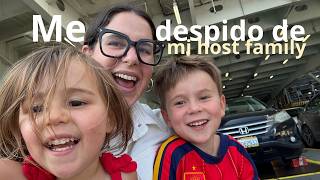 Me despido de mi host family antes de mudarme a la otra punta de EEUU.