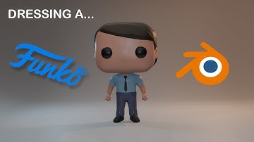 HOW TO CLOTH A FUNKO IN BLENDER (TIMELAPSE)