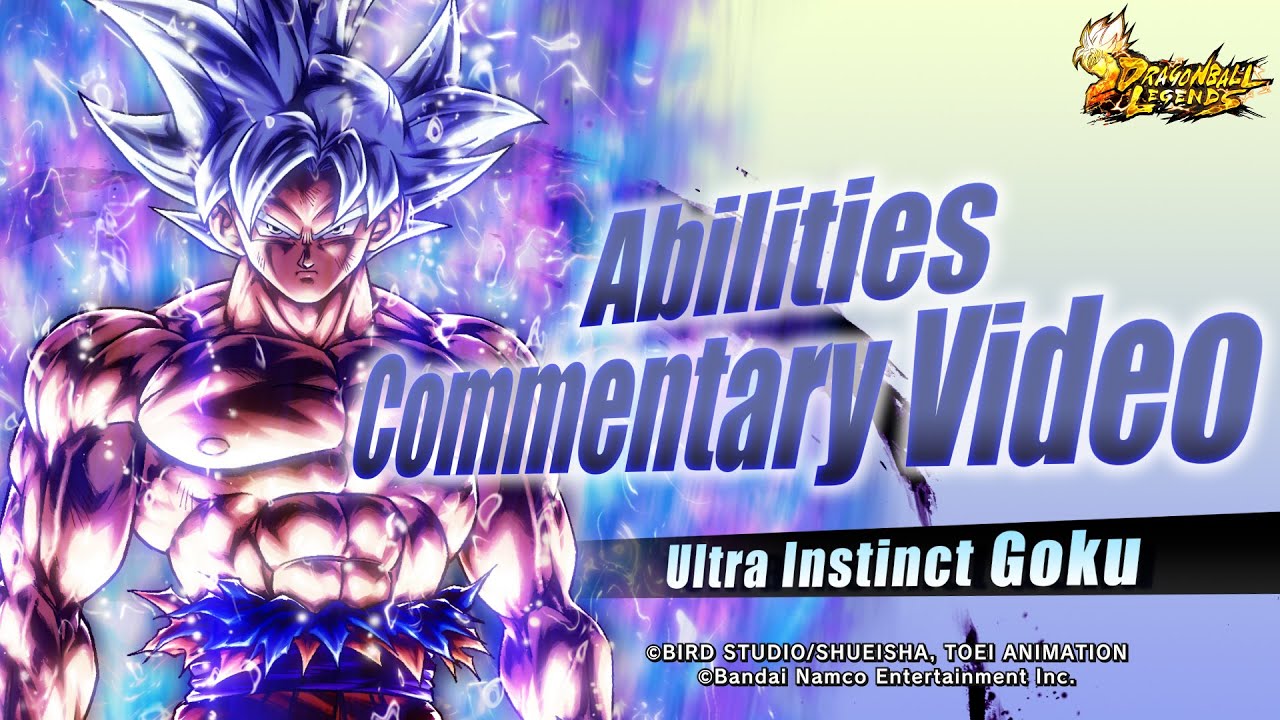 Dragon Ball Legends Ultra Instinct Goku Abilities Commentary Video - Youtube