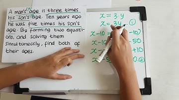Further Simultaneous Equations Word problem Part#3