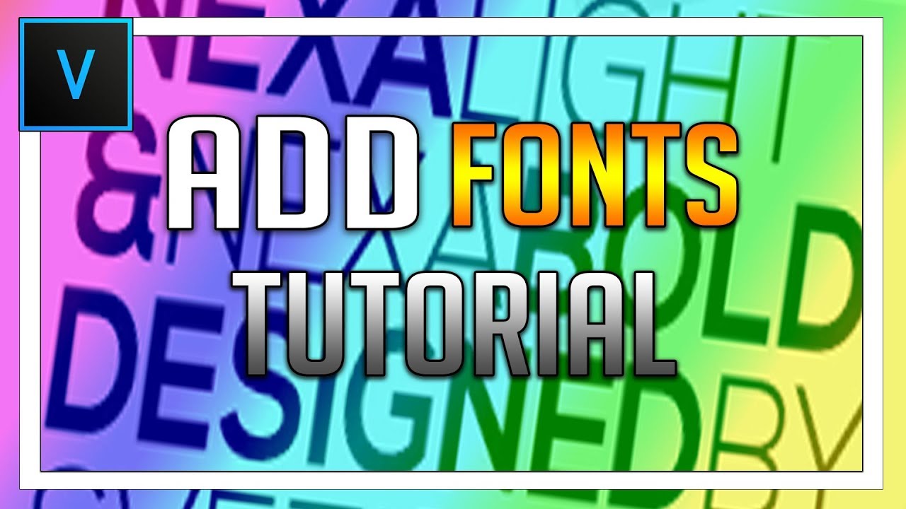 sony vegas pro fonts free download