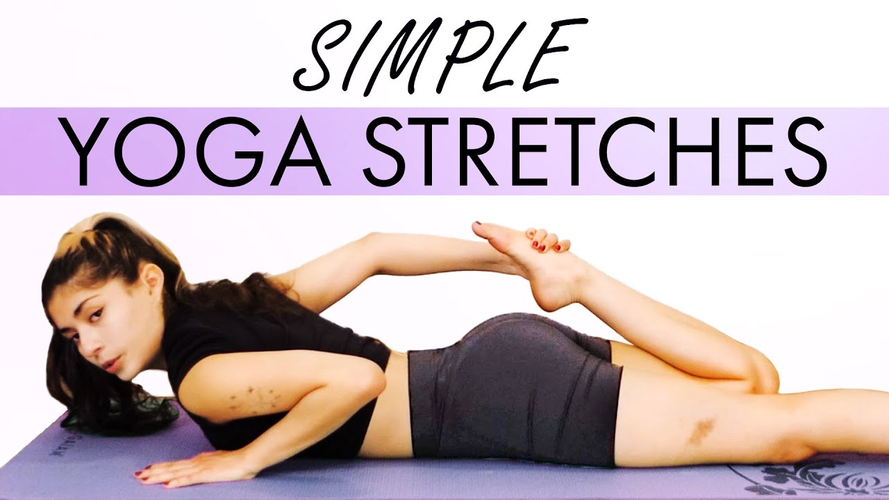 Yoga Stretch Workout Routine, Beginners 15 Minute Class, Easy to Do, Bedtime Stretches w/ Alex