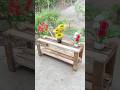 Build a Beautiful Pallet Wood Flower Stand 🌿 | DIY Woodworking Project | Full Process Step by Step