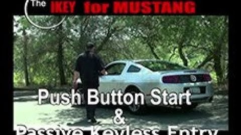 Ford Mustang Digital Guard Dawg iKey Push Start | RFID Keyless System Demo