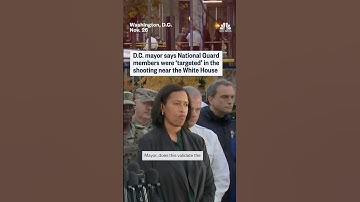 D.C. mayor says National Guard members were 