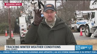 Hall County winter weather update with Cody Alcorn