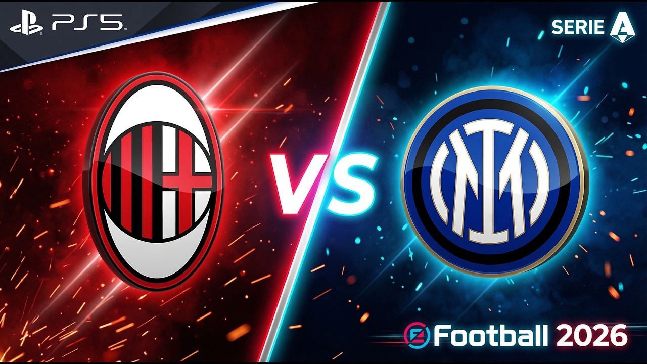eFootball 26 | AC Milan vs Inter Milan | Serie A | PS5 Gameplay | Full Match