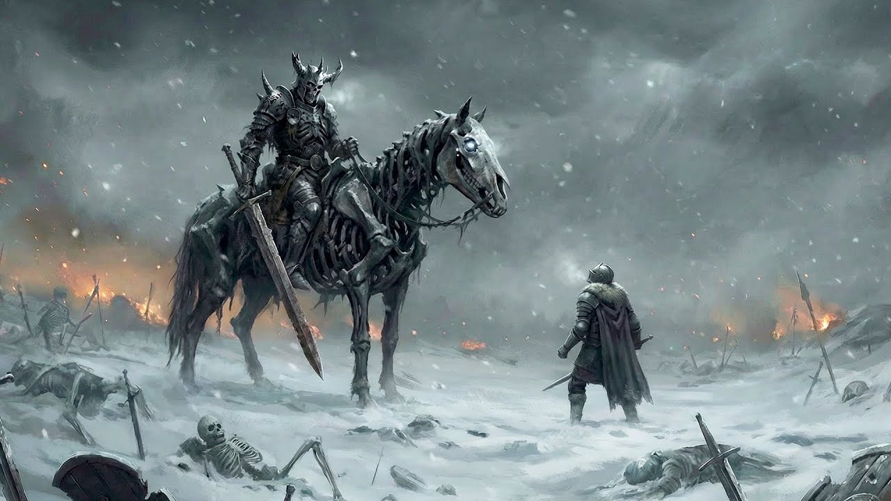 Iron Oath Under Ashen Skies | WHEN KINGS RIDE THE DEAD | Dark Medieval War Music (No Vocals)