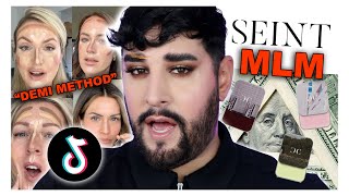 The Viral Makeup Cult | SEINT the makeup MLM with @IAMCCSuarez !!  #antimlm