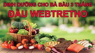 DINH DƯỠNG CHO BÀ BẦU 3 THÁNG ĐẦU WEBTRETHO CHIA SẺ I Thái Thọ